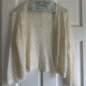 Cloud Chaser Cream Lace Cardigan